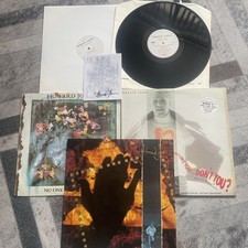 Howard Jones X3 12” Vinyl Singles  & Hand Signed promo Card 