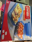 Pyrex Vintage Blue 3-Piece Bakeware Set