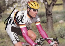 Tour de FRANCE: Eri ZABEL  (DEU) orig.Autogramm AK  5x Gr&uuml;nes TRIKOT  RADSPORT