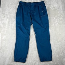 Carhartt Men's Jogger Scrub Pants XL Blue Elastic Waist Drawstring