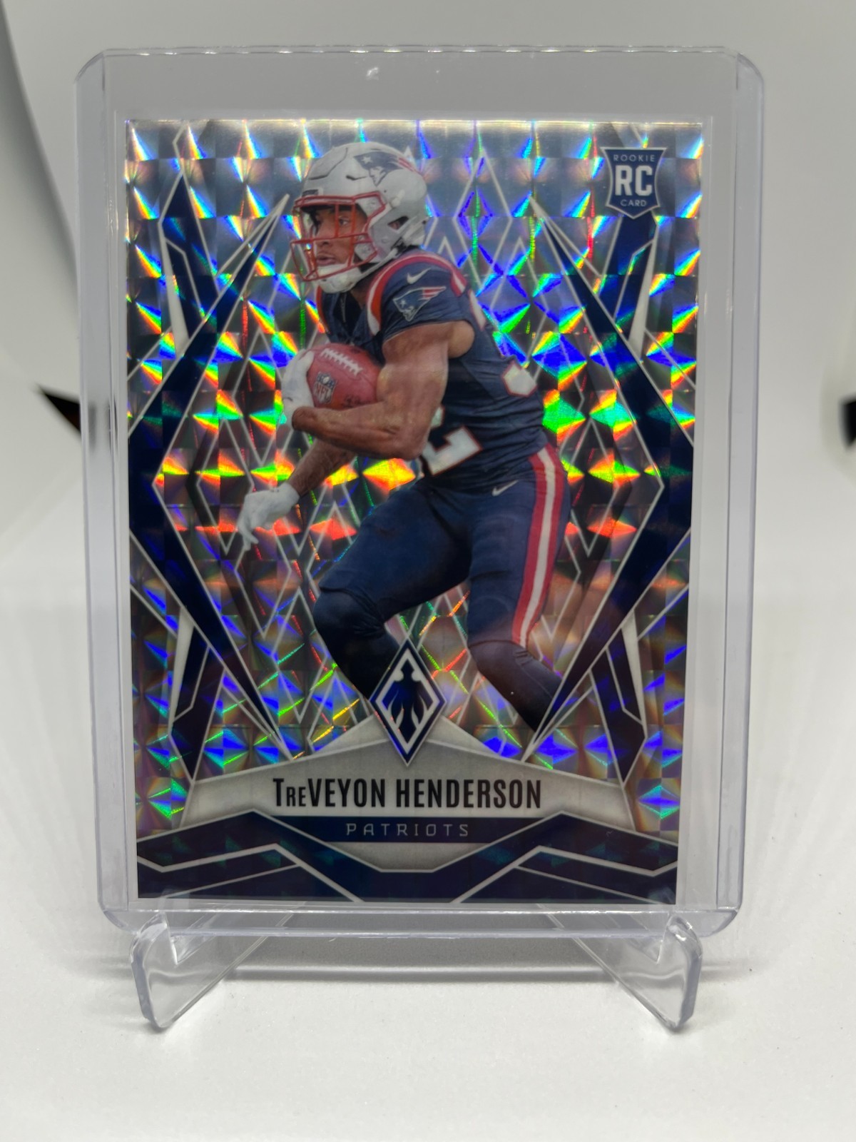 2025 Panini Phoenix - TreVeyon Henderson Rookie Card #187 - Silver Mosaic (RC)