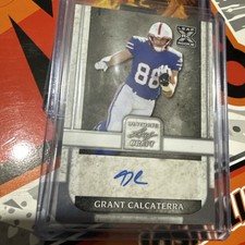 2022 LEAF ULTIMATE DRAFT GRANT CALCATERRA XRC #BA-GC1 ROOKIE AUTOGRAPH EAGLES