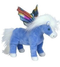 Ty Beanie Baby PEGASUS the Pegasus / Horse (6 Inch) NEW MWMTs Stuffed Animal Toy