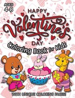 Engage Books | Happy Valentine's Day Coloring Book For Kids | Taschenbuch (2021)