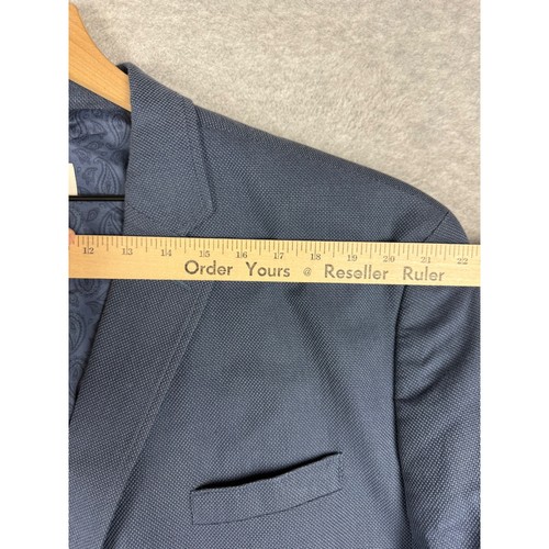 Joseph Abboud Jacket Mens 3X Blue Blazer Classic Fit Cotton Two Button - Picture 6 of 10