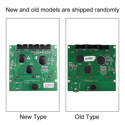 Replacement LCD Display Screen With 2 Cable For CR 10S 3D Printer Fit