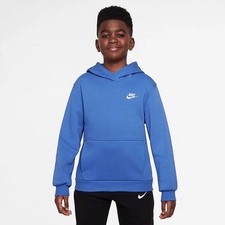 Nike Sportswear Club Fleece Kids Pullover Hoodie Size XS