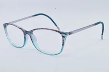 Silhouette Eyeglasses SPX 1563 10 6052 Teal Purple, Size 53-14-130