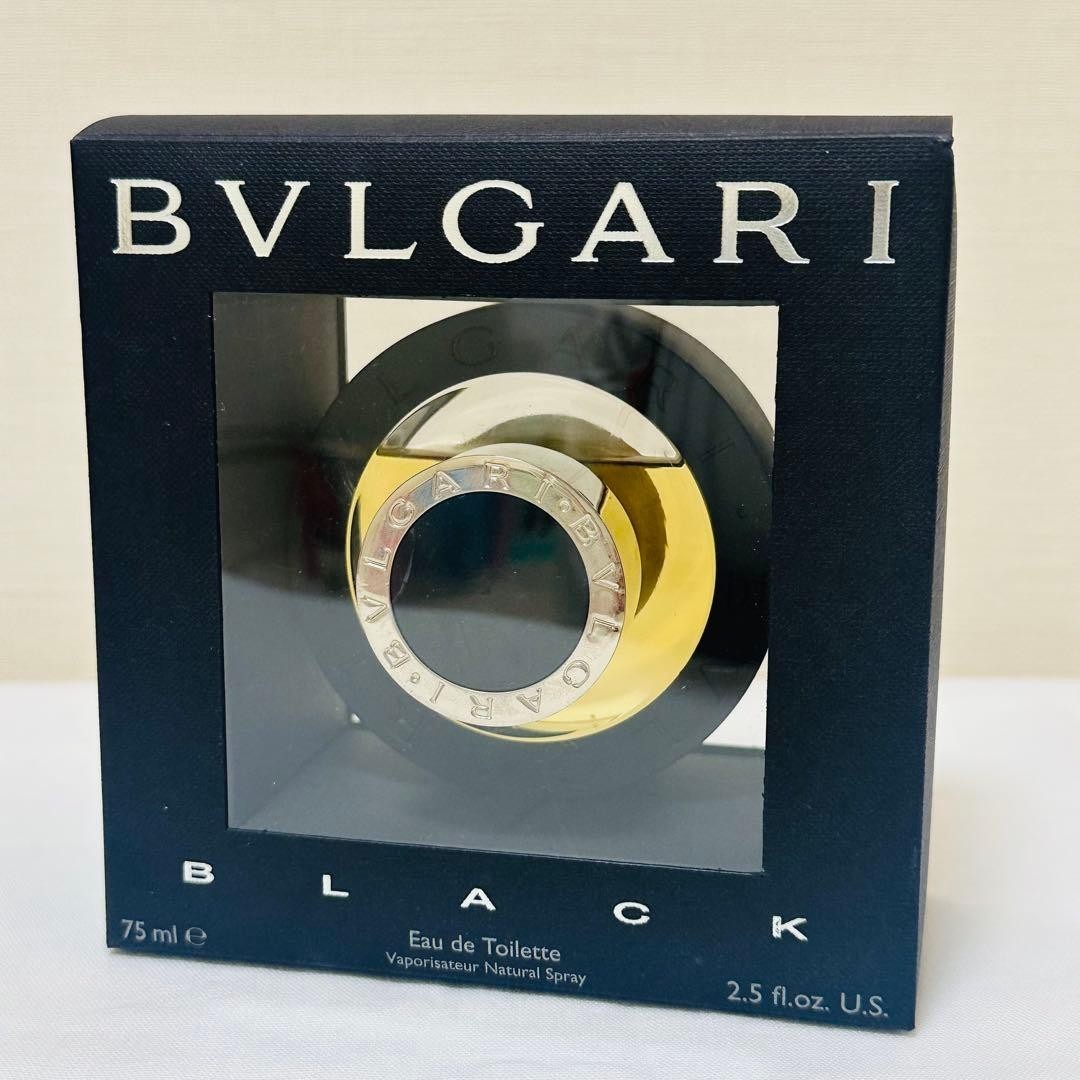 BVLGARI Black EDT 75ml 2.5 fl oz Discontinued Perfume with Box New