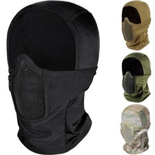 Balaclava Mesh Mask Tactical Training Hood Ninja Mask with Full Face Protection