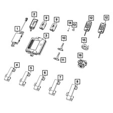 Jeep 68494990AA Keyless Entry Module