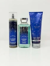 Bath & Body Works SAPPHIRE MOON Mist, Cream & Shower Gel * U Pick from List