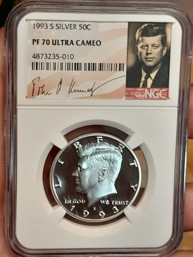 1993-S Silver Pood Kennedy Half Dollar NGC PR70UC Special Label