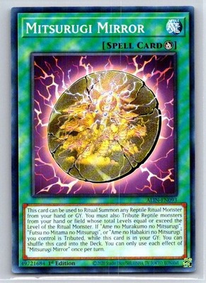 Mitsurugi Mirror ALIN-EN093 Common / Short Print Alliance Insight Yu-Gi-Oh LP