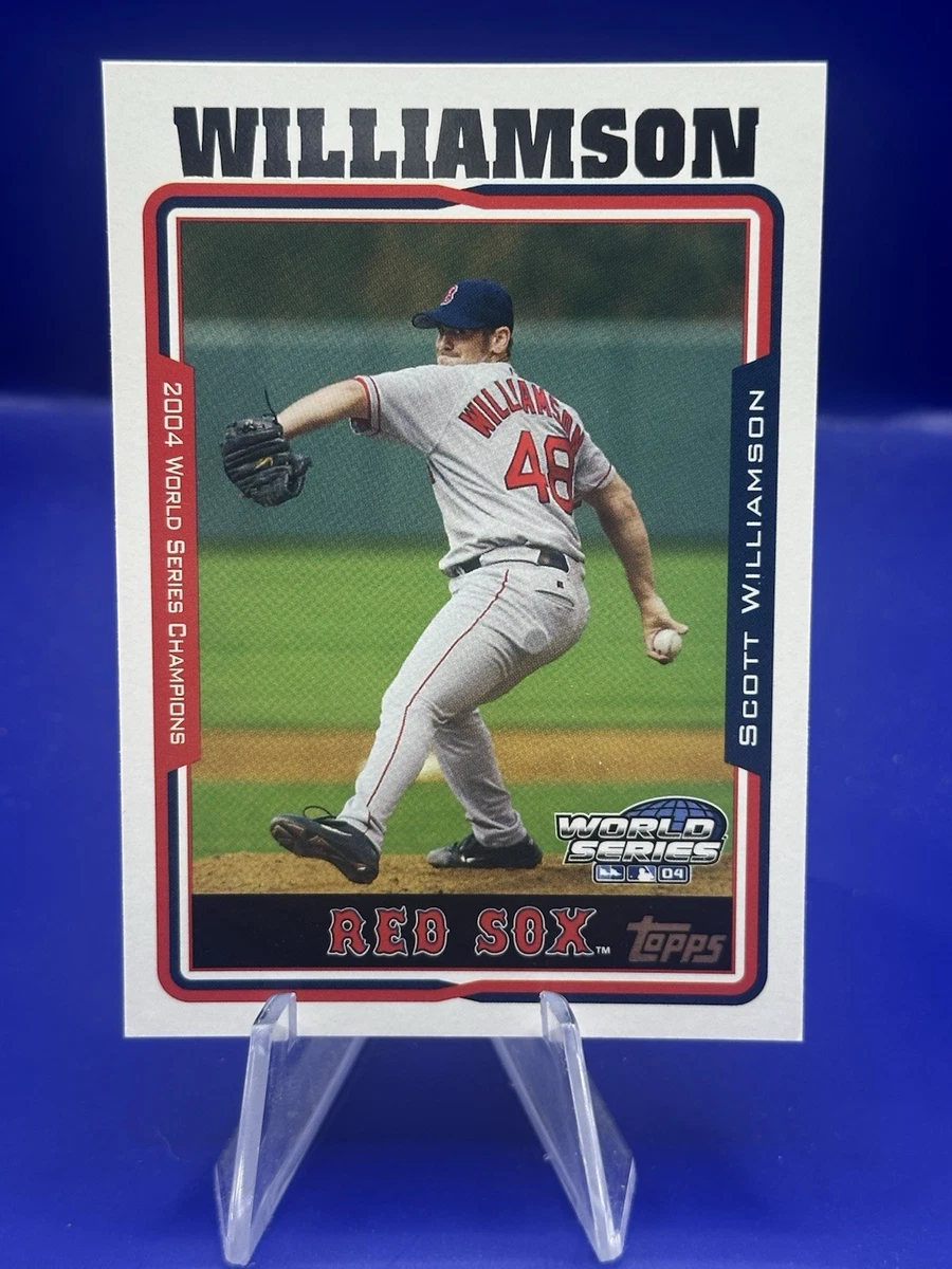 2004 Topps Boston Red Sox World Series Baseball Trading Cards for
