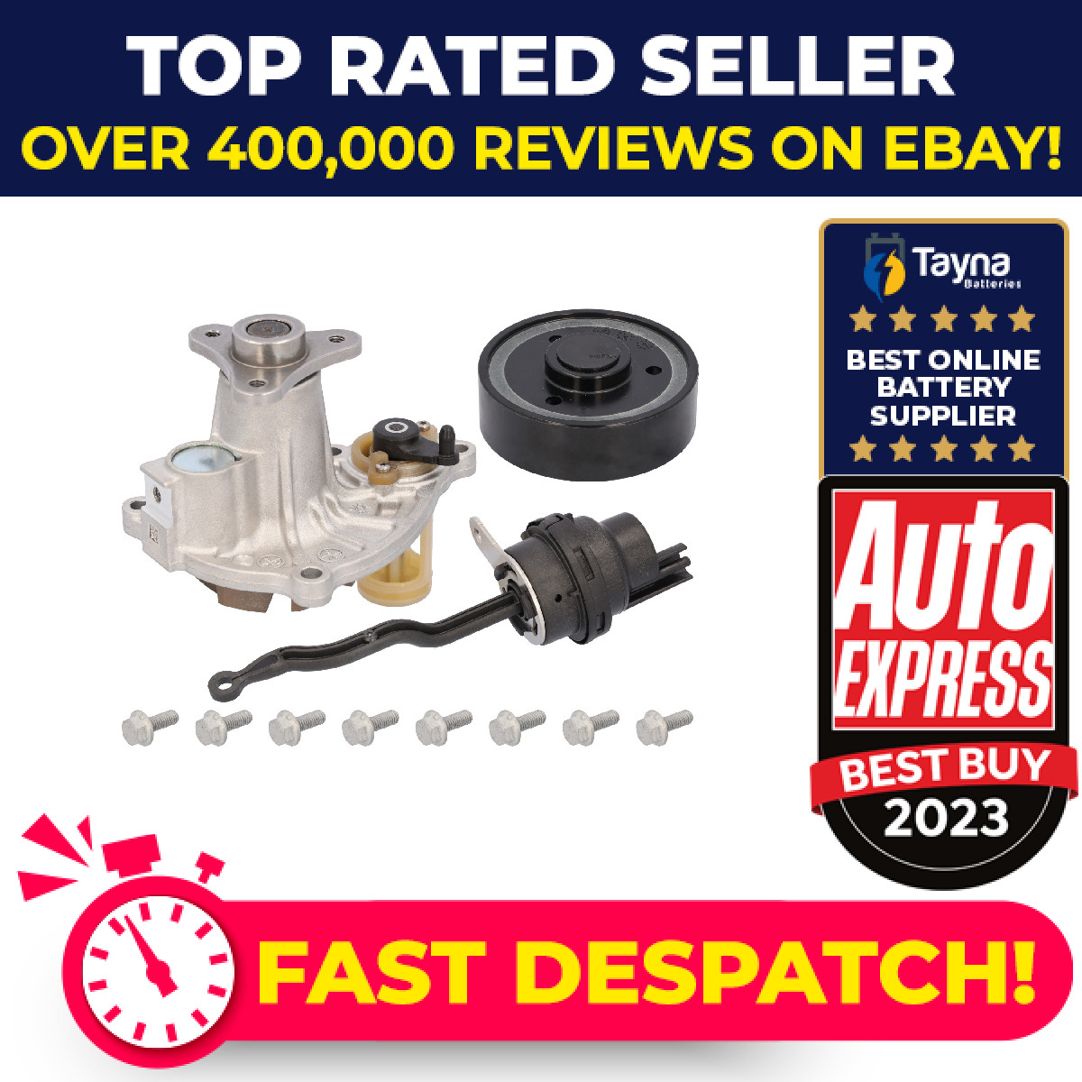 Water Pump fits BMW 330D G20, G21 3.0D 2019 on B57D30A Coolant 11518582740 Febi