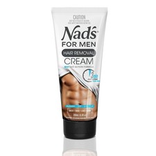 Nad's For Men Hair Removal Cream, Painless Hair Removal For Men, Soothing Depila
