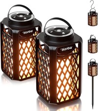 Led Flame Speaker,Outdoor Bluetooth Speaker with Torch Atmosphere,10W Outdoor