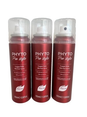 Phyto Pro Style Laque Soie Silk Hair Spray 3.38 Ounces Set Of 3