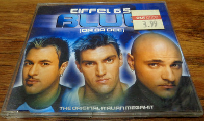 EIFFEL 65 BLUE DA BA DEE MAXI SINGLE CD IMPORT (1999 ETERNAL RECORDS) VGC Y2K