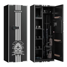 VEVOR 4 Gun Safe Long Gun Cabinet for Rifles Pistols with Key Assembly Required