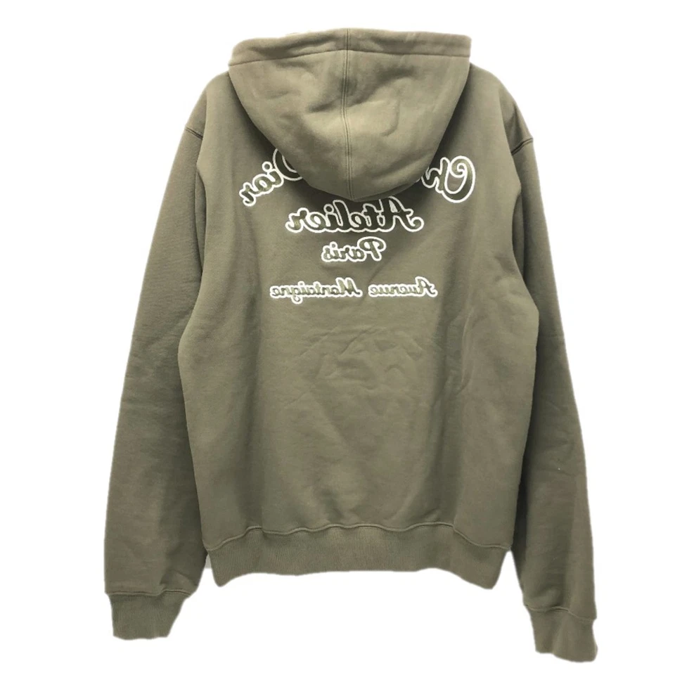 Dior 293J698 Atelier Paris刺绣连帽衫套头派克大衣 — 第 2/4 张图片