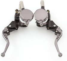 Universal 7/8" 22Mm Motorcycle Master Cylinder Dual Hydraulic Brake Clutch Lever