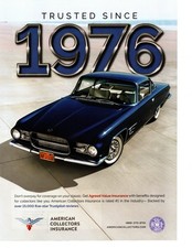 1962 CHRYSLER GHIA L6.4 (DEAN MARTIN) ~ ORIGINAL INSURANCE AD