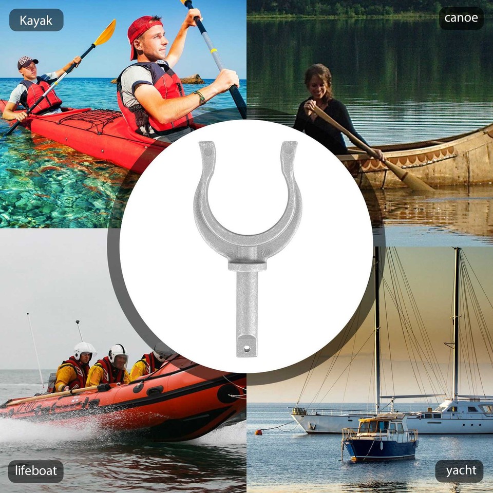 Aluminum Oar Lock Rowlock Premium Marine Row Boat Dinghy Water Raft ...