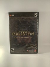 Elder Scrolls IV: Oblivion Game of the Year Edition PC, 2007 With Map
