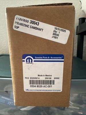 Genuine Mopar Exhaust Camshaft   Left Side (Part #05048029AC-001)
