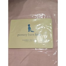 Pottery Barn Kids Chambray Percale Toddler Duvet - Blush Nwt