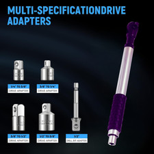 Versatile Offset Impact Ratchet Extender 1/2" Extension Wrench For Tight Spaces