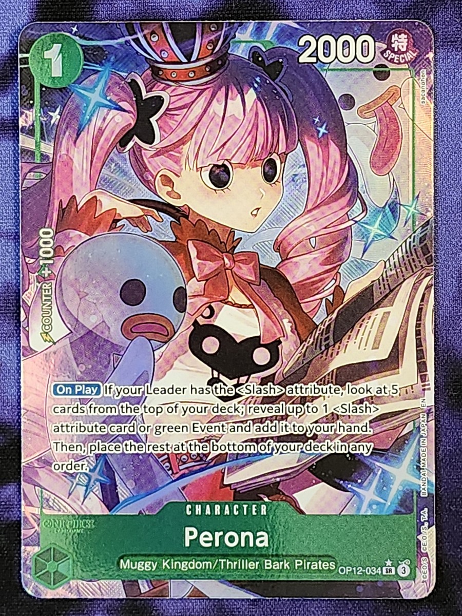 One Piece Perona Alt Art OP12-034 Legacy of the Master | eBay