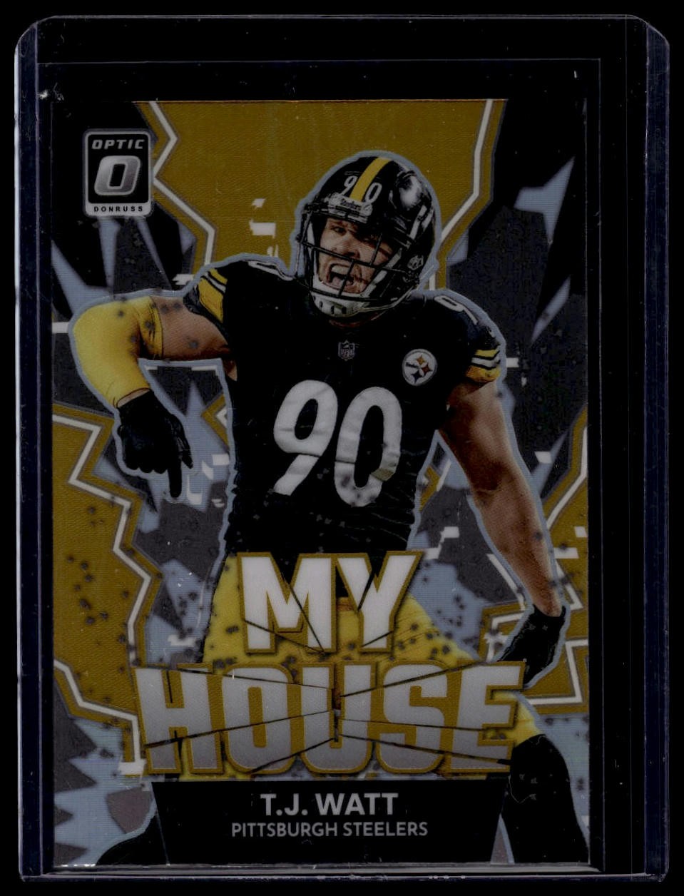 2022 Donruss Optic #MH-20 T.J. Watt My House! Prizm