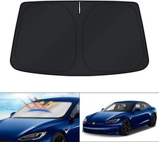 Windshield Sun Shade for Model S Size: For  Tesla Model S Plaid 2021-present