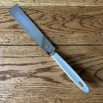 VTG ANDROCK Heart Handle Stainless Steel Icing Spatula Cake Pie Server 12 1/2''
