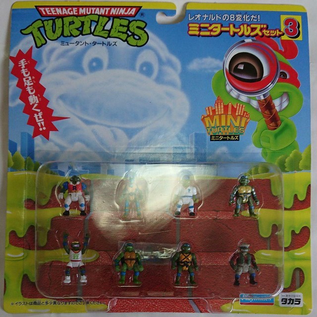 Takara Playmates Tmnt Teenage Mutant Ninja Turtles Vol 3 Leonardo 8 Mini Figure For Sale Online Ebay