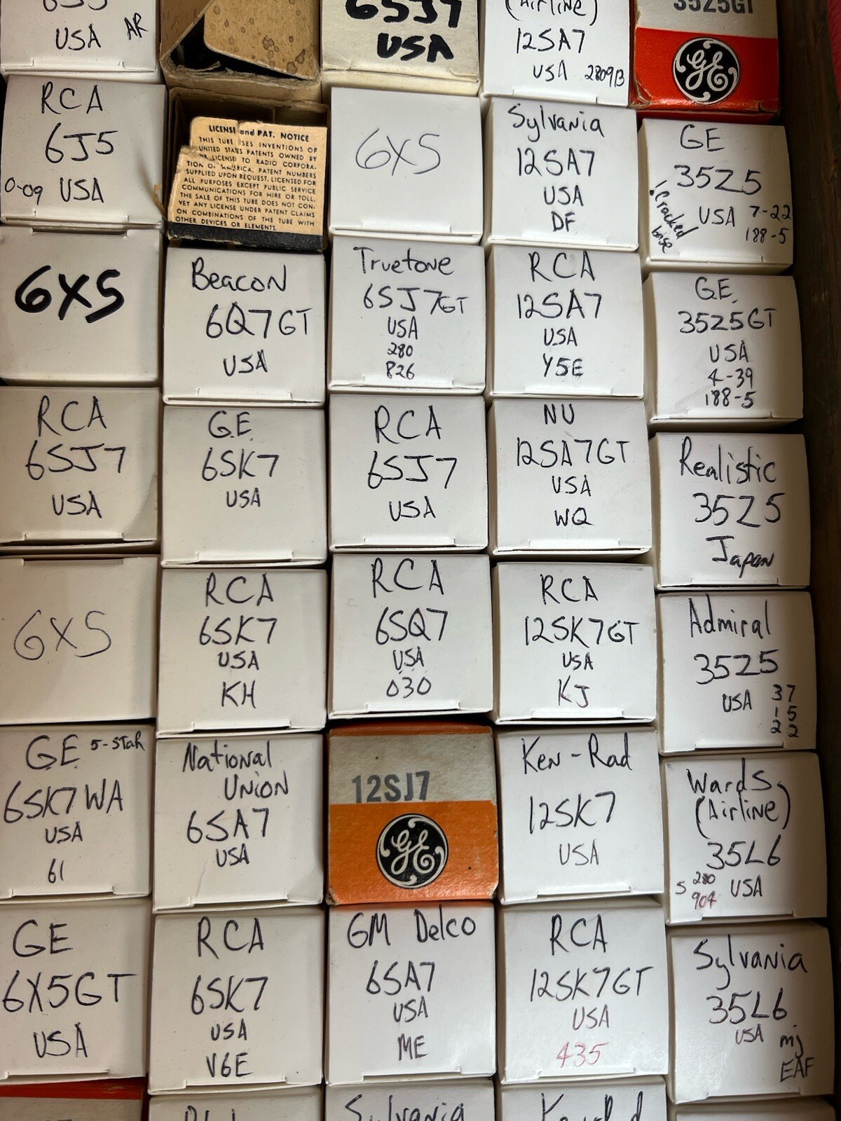 Vintage RCA Vacuum Tube Caddy with Tubes Lot 3 eBay