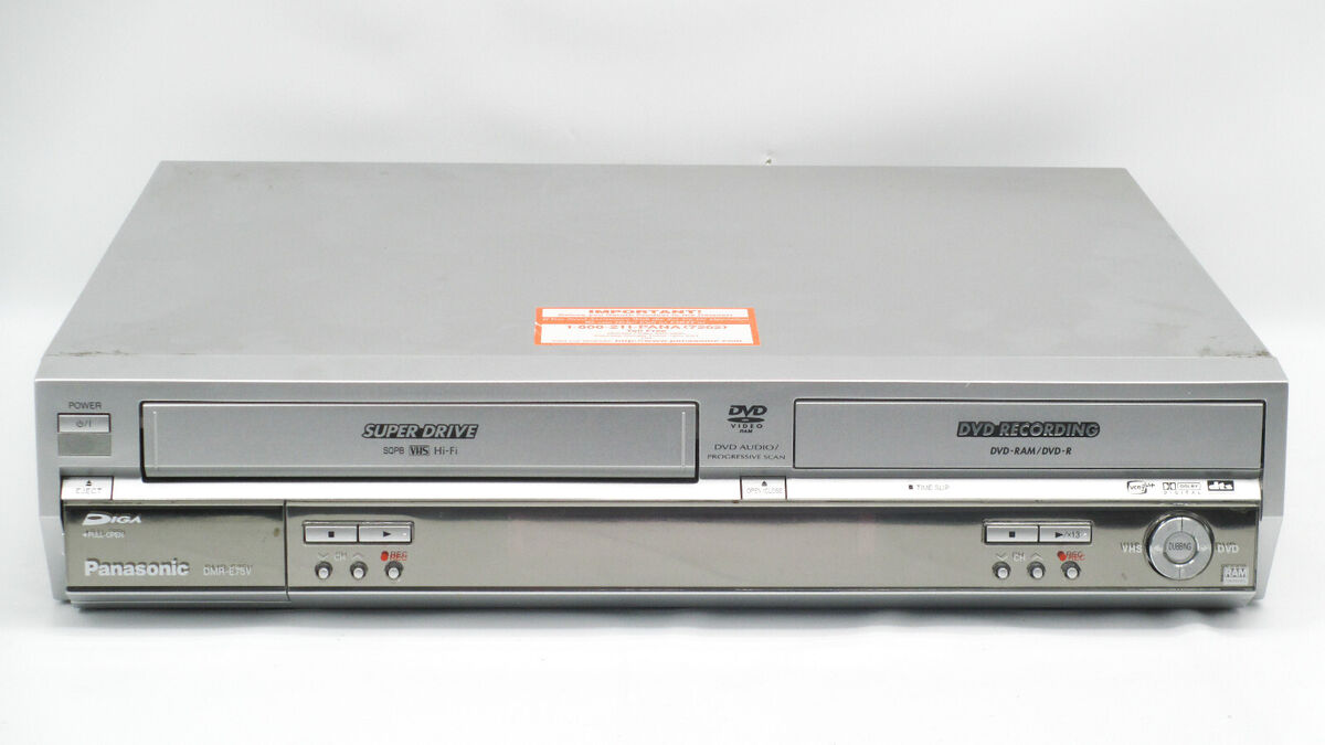 Panasonic DMR-E75V DVD VCR Combo Player VHS Dubbing Transfer Panasonic DMR-E75V DVD VCR Combo Player VHS Dubbing Transfer