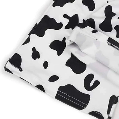New! Youth girl's White & black COW PRINT FLARED LEG WESTERN PANTS in 6 SIZES! - Picture 2 of 8