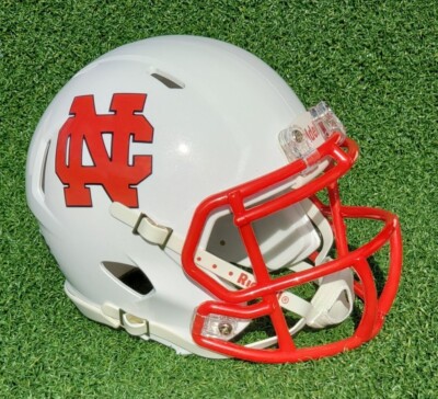 central davidson football helmet Clarke (GA) Riddell Speed Mini Helmet and Mask with High Quality Decals The battle scarred helmet of