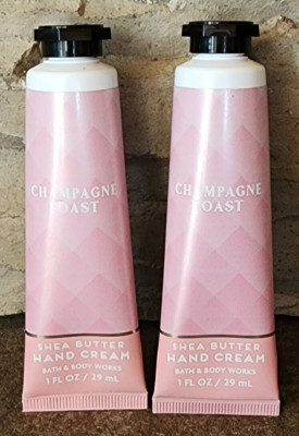 2PCS CHAMPAGNE TOAST Bath & Body Works Hand Cream Travel SIze SHIPS FREE!