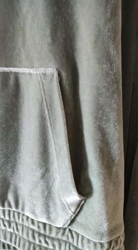 UNDERCOVER Felpa con cappuccio Victoria's Secret rosa velluto ritagliato taglia M UK 12 14