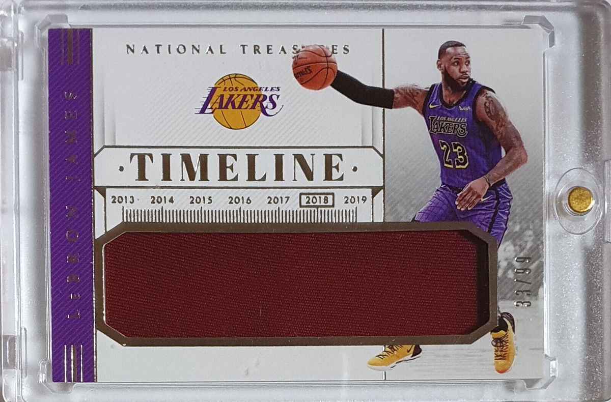 2018 Panini National Treasures LeBron James #PATCH /99 Game
