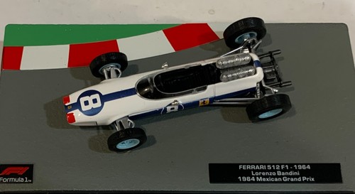 IXO SALVAT FERRARI 512 #8 F1 1964 MEXICAN GRAND PRIX LORENZO BANDINI - Imagen 6 de 7