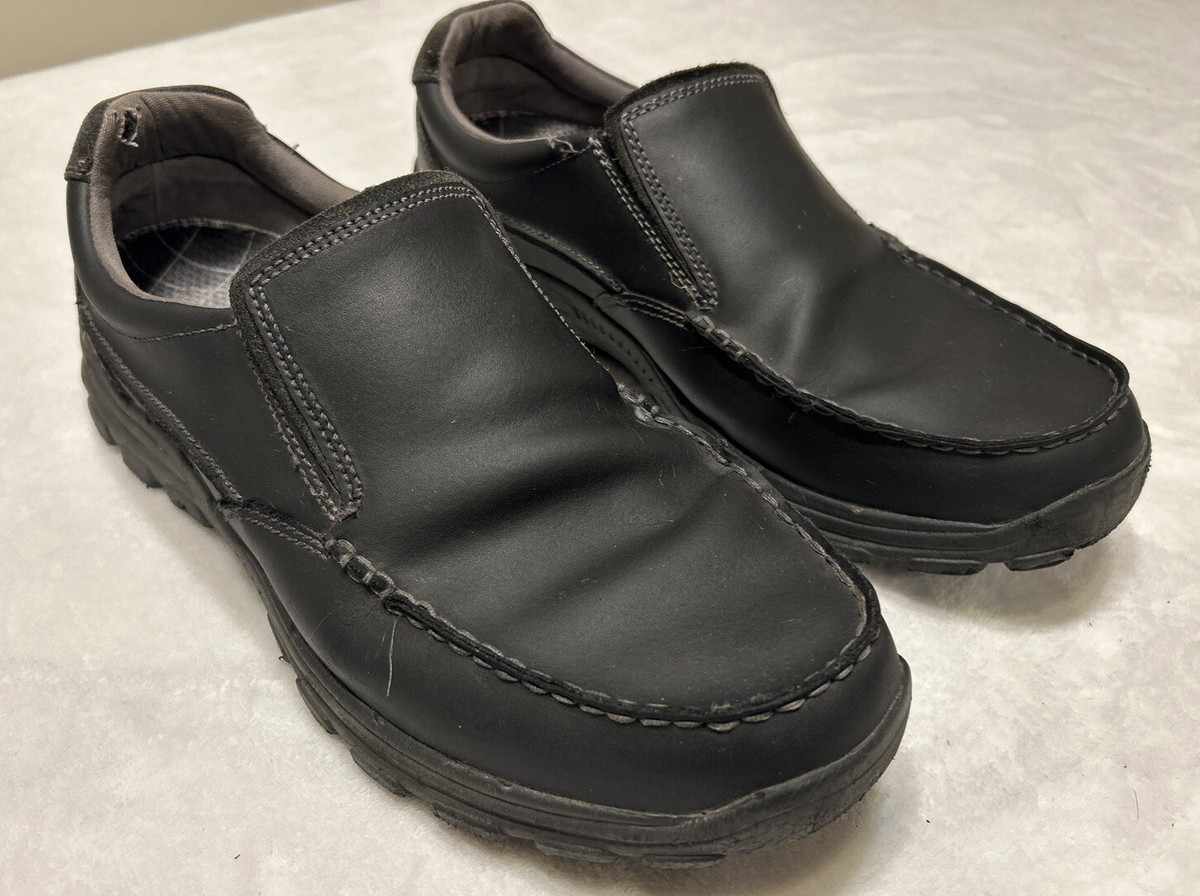 Skechers Shoes Mens 12 Black Braver Rayland Relaxed Fit Slip On Loafers  64502