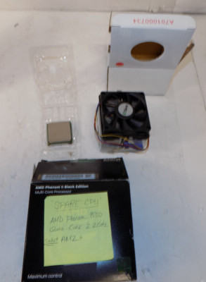 AMD HD9550WCJ4BGH Phenom 2.2GHz Quad Core 2MB L3 Cache AM2 CPU with Fan