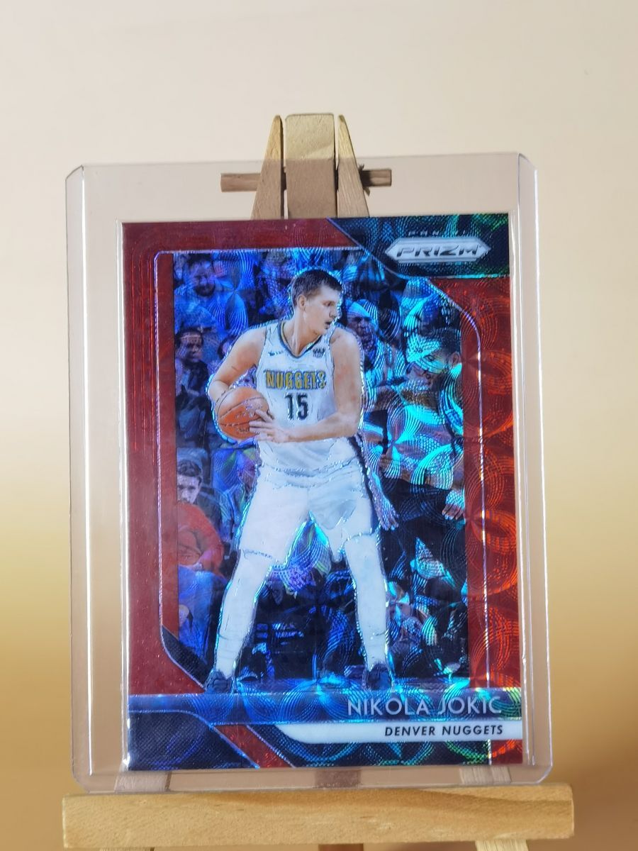 2018-19 Nikola Jokic Panini Prizm Choice Red Prizm #92 / 88