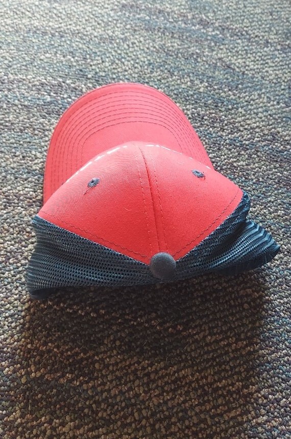 RED & DARK BLUE HALLIBURTON HAT STRAPBACK ADJUSTABLE eBay